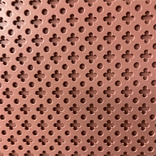 Blech Ornament lackiert mit ca. 2500 Fräsungen je Türe