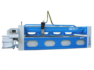 Wasserstrahlzuschnitte Idroline Zuschnitte Abrassiv Wasserstrahl Schneidesystem CNC Steuerung aller Achsen Einzelstücke Serienfertigung Heilbronn